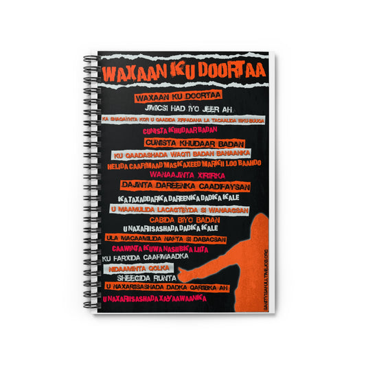Kani waa Buug-yaraha Xirfadaha La-qabsiga ee Rasmiga ah (Somali)  This is the Official Coping Skills Notebook
