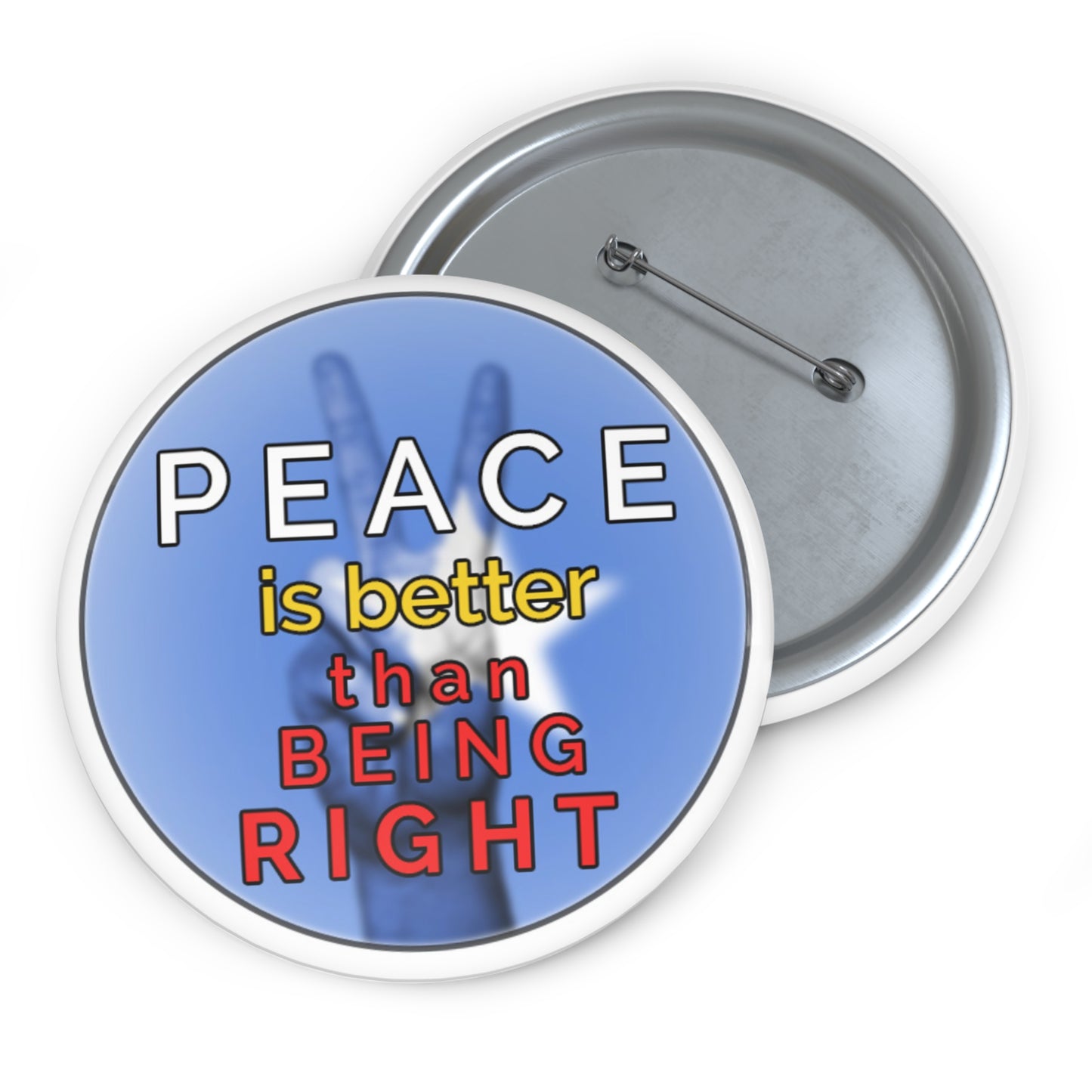 Peace is Better Than Being Right - Button