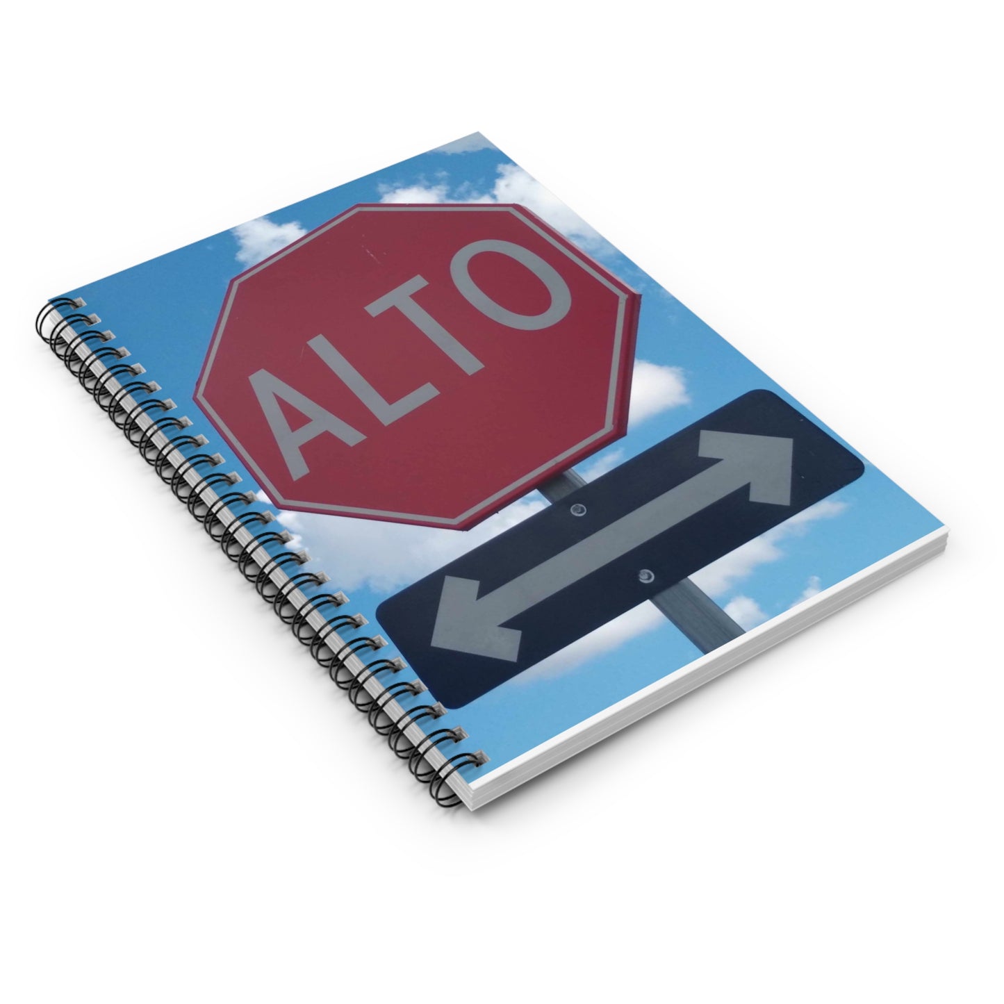 Alto Stop Sign notebook