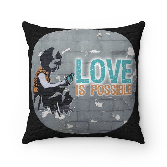 Love is Possible (Butterflies are Beautiful) - Pillow