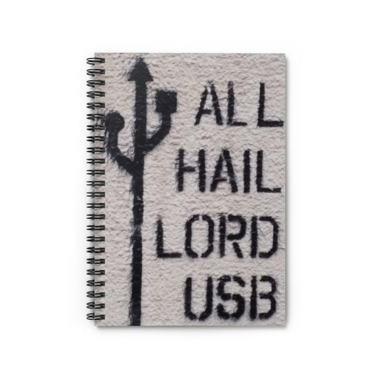 All Hail Lord USB (Photo taken in Zagreb Croatia) Notebook